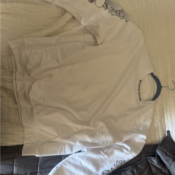 Chrome Hearts White Sweater with Black Accents - Picture 1 of 5
